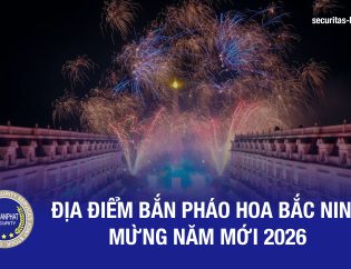Điểm bắn pháo hoa đón giao thừa tại Bắc Ninh 2026