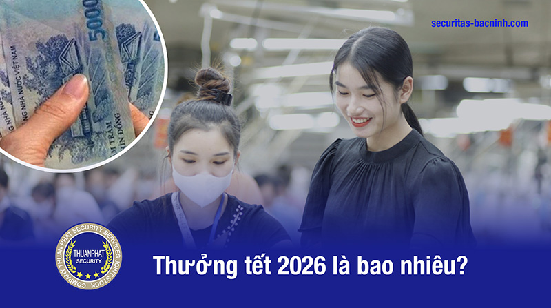Bắc Ninh thưởng tết 2026