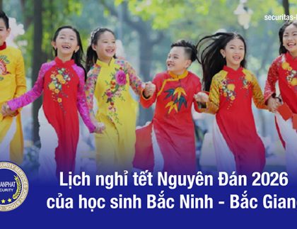Lịch nghỉ Tết Nguyên đán 2026 của học sinh Bắc Ninh