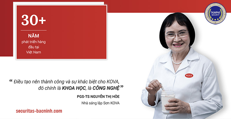 Hãng sơn Kova là của nước nào? Hãng sơn Kova là của nước nào?